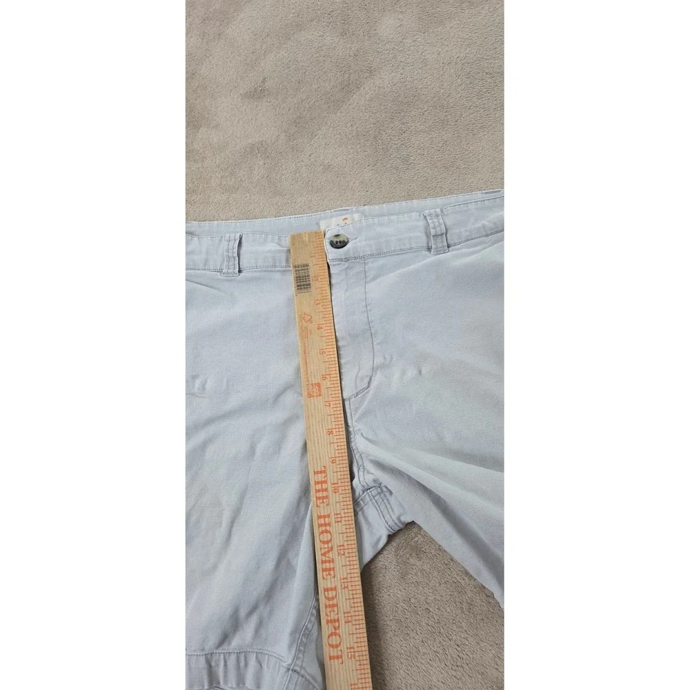 Marine Layer shorts Mens size 38 light blue Chino button pocket performance
